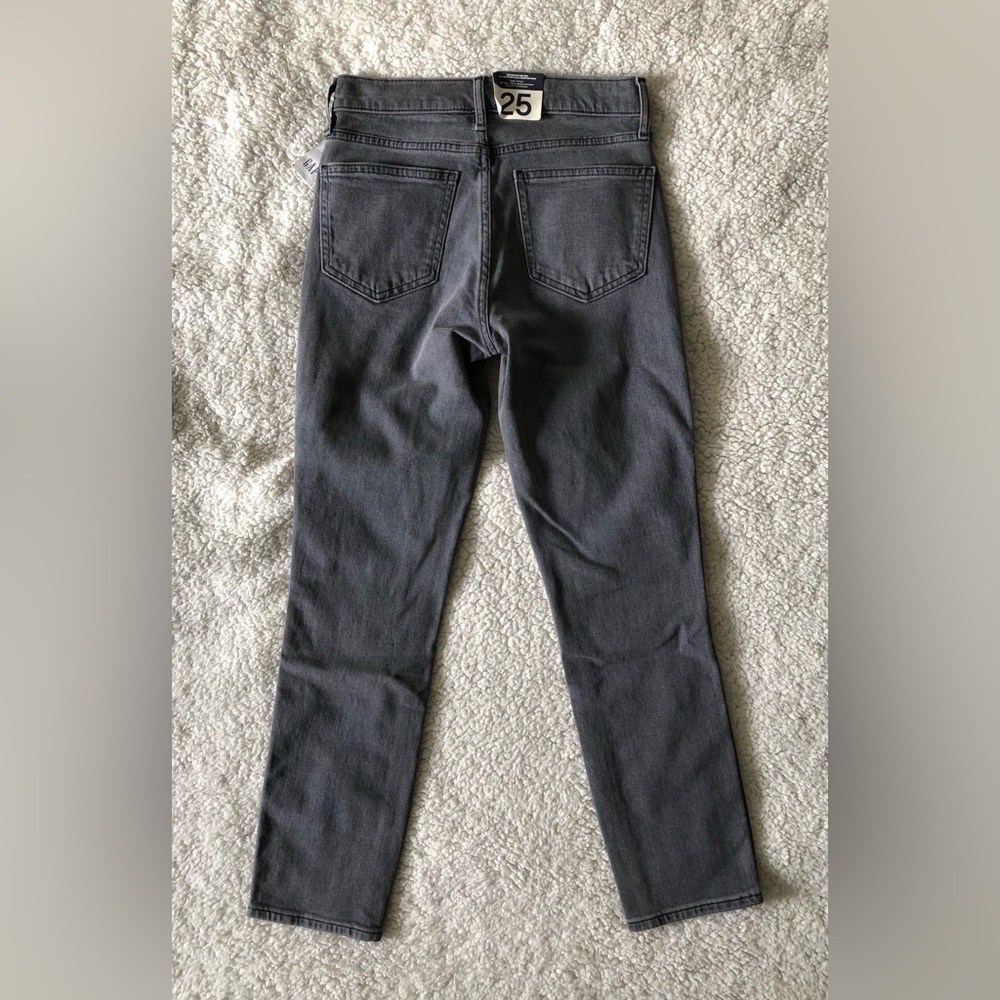 GAP Vintage Slim Mid Rise Jeans Gray Women's Size 25 New with Tags